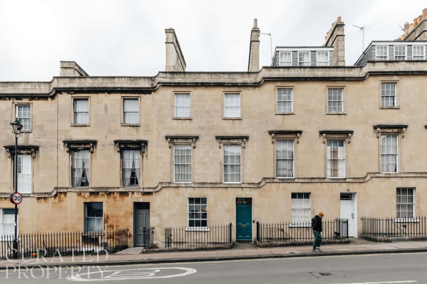 Central Townhouse With Garden & Free Parking Bath Exterior foto