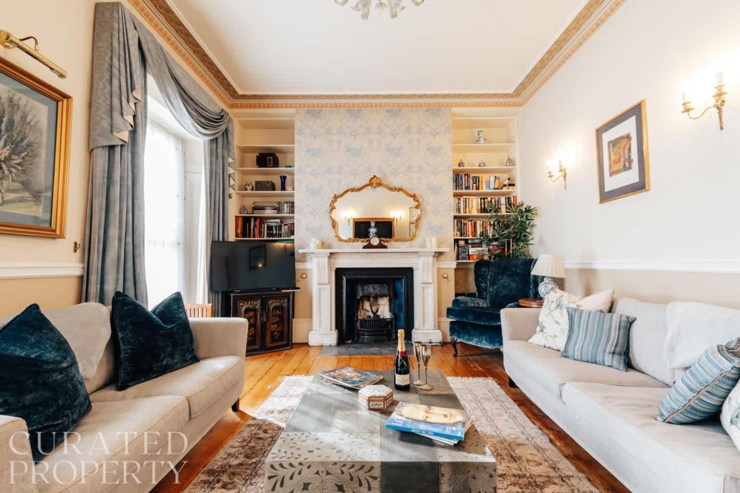Central Townhouse With Garden & Free Parking Bath Exterior foto